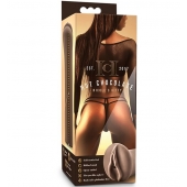 Коричневый мастубратор-вагина Nicole s Kitty - Blush Novelties - в Самаре купить с доставкой