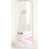 Гелевая прозрачная насадка с 2 отростками - 13 см. - Toyfa Basic - в Самаре купить с доставкой