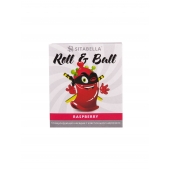 Стимулирующий презерватив-насадка Roll   Ball Raspberry - Sitabella - купить с доставкой в Самаре
