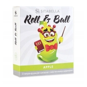 Стимулирующий презерватив-насадка Roll   Ball Apple - Sitabella - купить с доставкой в Самаре