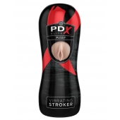 Мастурбатор-вагина Vibrating Pussy Stroker с вибрацией - Pipedream - в Самаре купить с доставкой