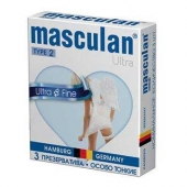 Ультратонкие презервативы Masculan Ultra Fine с обильной смазкой - 3 шт. - Masculan - купить с доставкой в Самаре