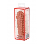 Телесная насадка на фаллос с бугорками KOKOS Extreme Sleeve 10 - 15,8 см. - KOKOS - в Самаре купить с доставкой