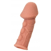 Насадка на фаллос с пузыриками, венками и ребристостью KOKOS Extreme Sleeve 09 - 12,7 см. - KOKOS - в Самаре купить с доставкой