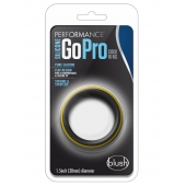Черно-желтое силиконовое эрекционное кольцо Silicone Go Pro Cock Ring - Blush Novelties - в Самаре купить с доставкой