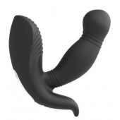 Черный вибромассажер простаты PROSTATE HERO - Dream Toys - в Самаре купить с доставкой