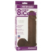 Насадка-реалистик Vac-U-Lock 8  ULTRASKYN Cock - 20,6 см. - Doc Johnson - купить с доставкой в Самаре