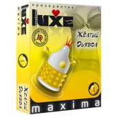 Презерватив LUXE Maxima  Желтый дьявол  - 1 шт. - Luxe - купить с доставкой в Самаре
