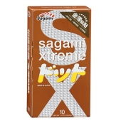 Презервативы Sagami Xtreme FEEL UP с точечной текстурой и линиями прилегания - 10 шт. - Sagami - купить с доставкой в Самаре