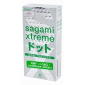 Презервативы Sagami Xtreme Type-E с точками - 10 шт. - Sagami - купить с доставкой в Самаре