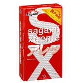 Утолщенные презервативы Sagami Xtreme Feel Long с точками - 10 шт. - Sagami - купить с доставкой в Самаре
