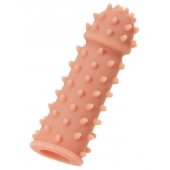 Телесная реалистичная насадка KOKOS Extreme Sleeve 03 с дополнительной стимуляцией - 12,7 см. - KOKOS - в Самаре купить с доставкой