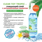 Очищающий спрей для игрушек CLEAR TOY Tropic - 100 мл. - Биоритм - купить с доставкой в Самаре