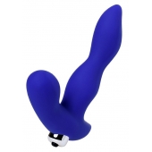 Синий силиконовый вибростимулятор простаты Stroman - 14,5 см. - ToyFa - в Самаре купить с доставкой