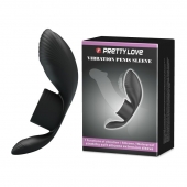 Черное кольцо на пенис с вибрацией Vibration Penis Sleeve - Baile - в Самаре купить с доставкой