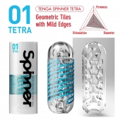 Мастурбатор SPINNER Tetra - Tenga - в Самаре купить с доставкой