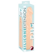 Телесная насадка-удлинитель Silicone Extension - 19 см. - Orion - в Самаре купить с доставкой