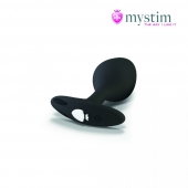 Черная пробка Mystim Rocking Vibe S с возможностью подключения к электростимулятору - 9,7 см. - MyStim - купить с доставкой в Самаре
