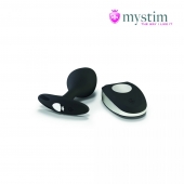 Черная пробка Mystim Rocking Vibe S с возможностью подключения к электростимулятору - 9,7 см. - MyStim - купить с доставкой в Самаре