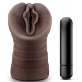 Коричневый мастурбатор-вагина Alexis - Blush Novelties - в Самаре купить с доставкой