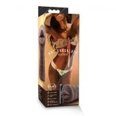 Коричневый мастурбатор-ротик Heather - Blush Novelties - в Самаре купить с доставкой