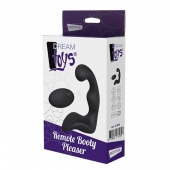 Черный вибромассажер простаты REMOTE BOOTY PLEASER - Dream Toys - в Самаре купить с доставкой