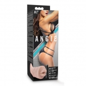 Телесный мастурбатор-ротик Angie - Blush Novelties - в Самаре купить с доставкой