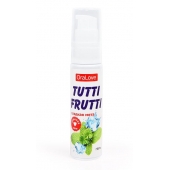 Гель-смазка Tutti-frutti со вкусом сладкой мяты - 30 гр. - Биоритм - купить с доставкой в Самаре