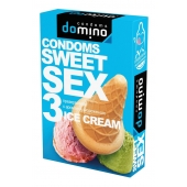 Презервативы для орального секса DOMINO Sweet Sex с ароматом мороженого - 3 шт. - Domino - купить с доставкой в Самаре