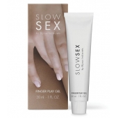 Гель для мастурбации с ароматом кокоса Slow Sex Finger Play Gel - 30 мл. - Bijoux Indiscrets - купить с доставкой в Самаре