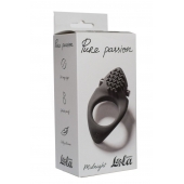 Черное эрекционное виброкольцо Pure Passion Midnight - Lola Games - в Самаре купить с доставкой
