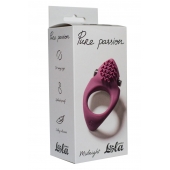 Бордовое эрекционное виброкольцо Pure Passion Midnight - Lola Games - в Самаре купить с доставкой