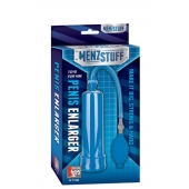 Синяя вакуумная помпа MENZSTUFF PENIS ENLARGER - Dream Toys - в Самаре купить с доставкой
