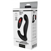 Черный вибромассажер простаты SWIRLING P-PLEASER - Dream Toys - в Самаре купить с доставкой