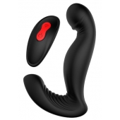 Черный вибромассажер простаты SWIRLING P-PLEASER - Dream Toys - в Самаре купить с доставкой
