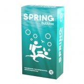 Презервативы SPRING BUBBLES с пупырышками - 12 шт. - SPRING - купить с доставкой в Самаре