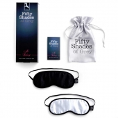 Набор из двух масок на глаза Soft Blindfold Twin Pack - Fifty Shades of Grey - купить с доставкой в Самаре