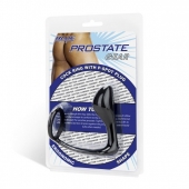 Стимулятор простаты с фиксацией эрекционным кольцом Prostate Gear - BlueLine - в Самаре купить с доставкой