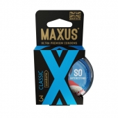 Классические презервативы в пластиковом кейсе MAXUS Classic - 3 шт. - Maxus - купить с доставкой в Самаре