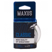 Классические презервативы в пластиковом кейсе MAXUS Classic - 3 шт. - Maxus - купить с доставкой в Самаре