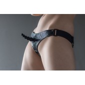 Черные трусики Better с анальной насадкой - 8 см. - Lola Games - купить с доставкой в Самаре