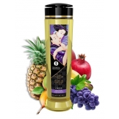Массажное масло Libido Exotic Fruits с ароматом экзотических фруктов - 240 мл. - Shunga - купить с доставкой в Самаре