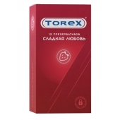 Презервативы Torex  Сладкая любовь  с ароматом клубники - 12 шт. - Torex - купить с доставкой в Самаре