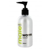 Лубрикант с согревающим эффектом MALE Cobeco Warm Lubricant - 250 мл. - Cobeco - купить с доставкой в Самаре