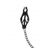 Зажимы на соски Darkside с цепочкой - Lola Games - купить с доставкой в Самаре