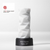 Белый 3D мастурбатор POLYGON - Tenga - в Самаре купить с доставкой
