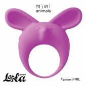 Фиолетовое эрекционное кольцо Fennec Phil - Lola Games - в Самаре купить с доставкой