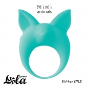 Зеленое эрекционное кольцо Kitten Kyle - Lola Games - в Самаре купить с доставкой