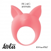Оранжевое эрекционное кольцо Kitten Kyle - Lola Games - в Самаре купить с доставкой
