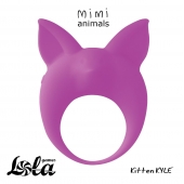 Фиолетовое эрекционное кольцо Kitten Kyle - Lola Games - в Самаре купить с доставкой